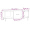 vidaXL Coffee Table White 102x50x40 cm Engineered Wood