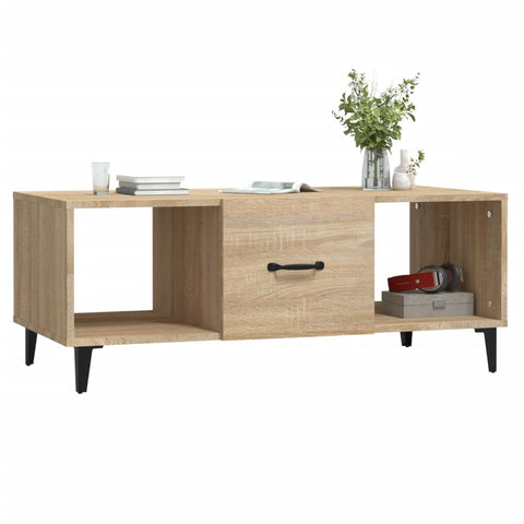vidaXL Coffee Table Sonoma Oak 102x50x40 cm Engineered Wood