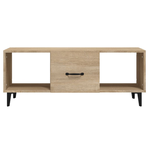vidaXL Coffee Table Sonoma Oak 102x50x40 cm Engineered Wood