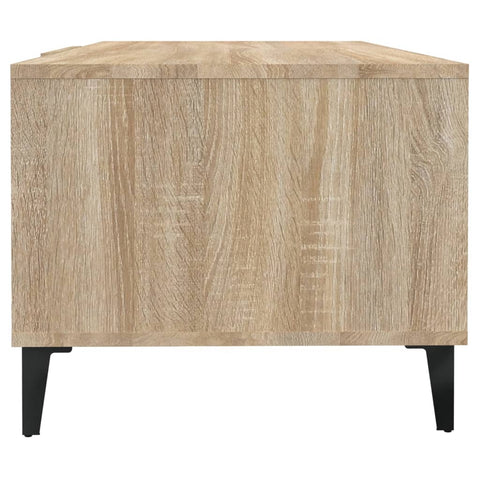 vidaXL Coffee Table Sonoma Oak 102x50x40 cm Engineered Wood