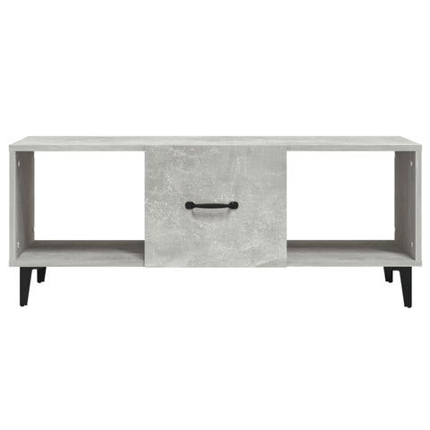 vidaXL Coffee Table Concrete Grey 102x50x40 cm Engineered Wood