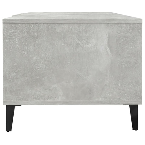 vidaXL Coffee Table Concrete Grey 102x50x40 cm Engineered Wood