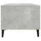 vidaXL Coffee Table Concrete Grey 102x50x40 cm Engineered Wood