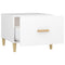 vidaXL Coffee Tables 2 pcs White 50x50x40 cm Engineered Wood