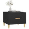 vidaXL Coffee Tables 2 pcs Black 50x50x40 cm Engineered Wood