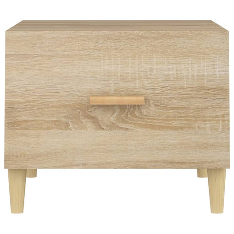 vidaXL Coffee Tables 2 pcs Sonoma Oak 50x50x40 cm Engineered Wood