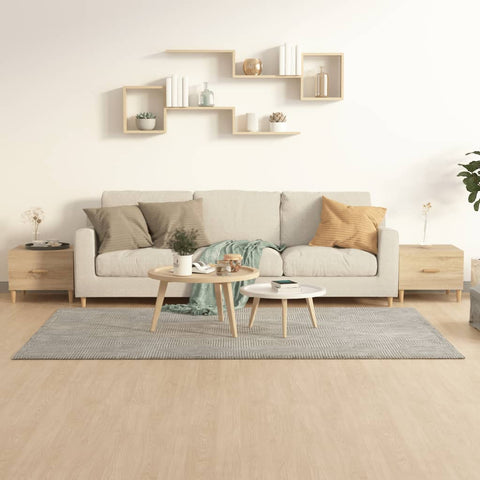 vidaXL Coffee Tables 2 pcs Sonoma Oak 50x50x40 cm Engineered Wood