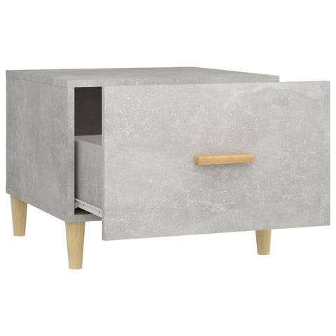 vidaXL Coffee Table Concrete Grey 50x50x40 cm Engineered Wood