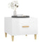 vidaXL Coffee Table High Gloss White 50x50x40 cm Engineered Wood