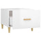 vidaXL Coffee Table High Gloss White 50x50x40 cm Engineered Wood