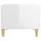 vidaXL Coffee Table High Gloss White 50x50x40 cm Engineered Wood