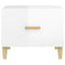 vidaXL Coffee Tables 2 pcs High Gloss White 50x50x40 cm Engineered Wood