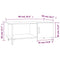 vidaXL Coffee Table White 90x50x40 cm Engineered Wood