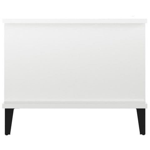 vidaXL Coffee Table High Gloss White 90x50x40 cm Engineered Wood