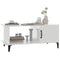 vidaXL Coffee Table High Gloss White 90x50x40 cm Engineered Wood