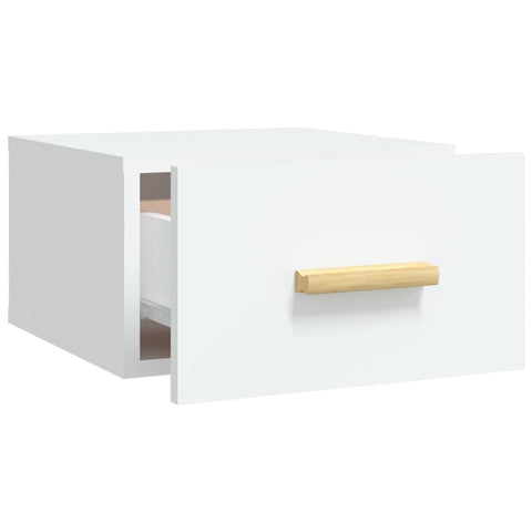 vidaXL Wall-mounted Bedside Cabinet White 35x35x20 cm