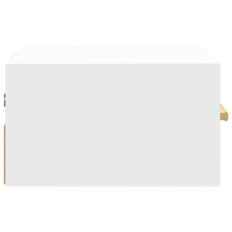 vidaXL Wall-mounted Bedside Cabinet White 35x35x20 cm