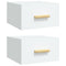 vidaXL Wall-mounted Bedside Cabinets 2 pcs White 35x35x20 cm
