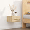 vidaXL Wall-mounted Bedside Cabinets 2 pcs Sonoma Oak 35x35x20 cm