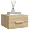 vidaXL Wall-mounted Bedside Cabinets 2 pcs Sonoma Oak 35x35x20 cm