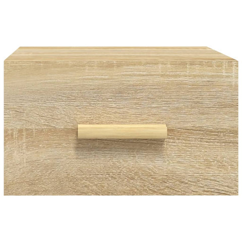 vidaXL Wall-mounted Bedside Cabinets 2 pcs Sonoma Oak 35x35x20 cm