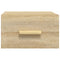 vidaXL Wall-mounted Bedside Cabinets 2 pcs Sonoma Oak 35x35x20 cm