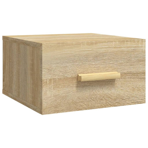vidaXL Wall-mounted Bedside Cabinets 2 pcs Sonoma Oak 35x35x20 cm