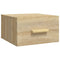 vidaXL Wall-mounted Bedside Cabinets 2 pcs Sonoma Oak 35x35x20 cm