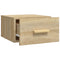 vidaXL Wall-mounted Bedside Cabinets 2 pcs Sonoma Oak 35x35x20 cm