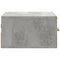 vidaXL Wall-mounted Bedside Cabinet Concrete Grey 35x35x20 cm