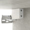 vidaXL Wall-mounted Bedside Cabinet Concrete Grey 35x35x20 cm