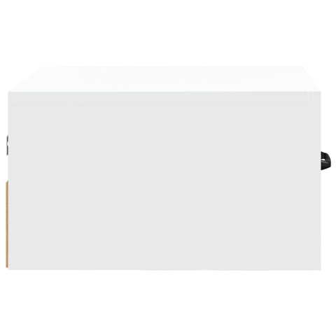 vidaXL Wall-mounted Bedside Cabinet White 35x35x20 cm