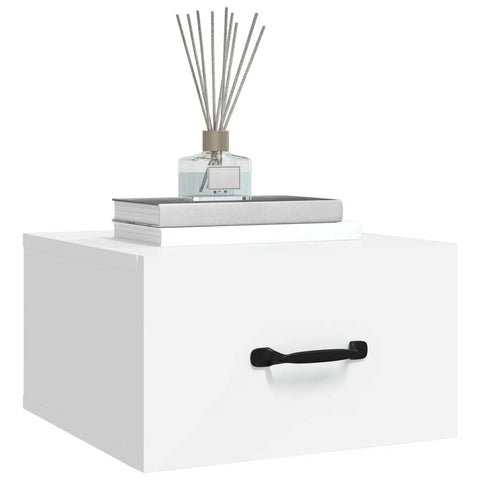 vidaXL Wall-mounted Bedside Cabinets 2 pcs White 35x35x20 cm