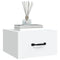 vidaXL Wall-mounted Bedside Cabinets 2 pcs White 35x35x20 cm