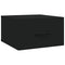 vidaXL Wall-mounted Bedside Cabinets 2 pcs Black 35x35x20 cm