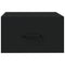 vidaXL Wall-mounted Bedside Cabinets 2 pcs Black 35x35x20 cm