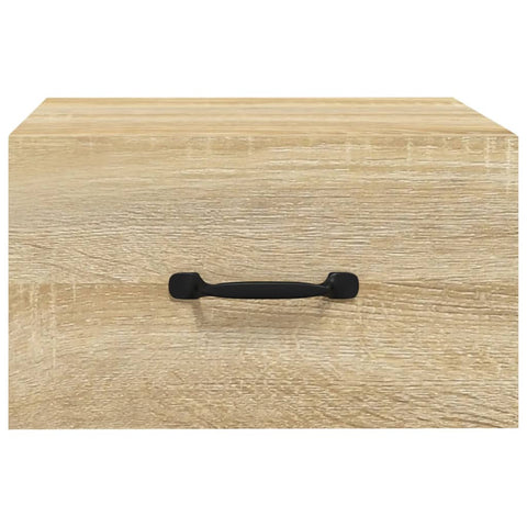 vidaXL Wall-mounted Bedside Cabinet Sonoma Oak 35x35x20 cm