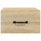 vidaXL Wall-mounted Bedside Cabinets 2 pcs Sonoma Oak 35x35x20 cm