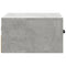 vidaXL Wall-mounted Bedside Cabinet Concrete Grey 35x35x20 cm