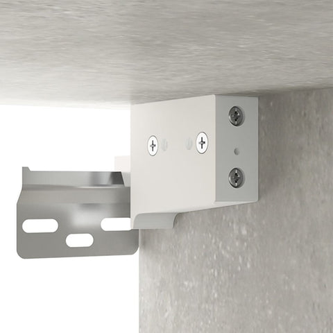 vidaXL Wall-mounted Bedside Cabinet Concrete Grey 35x35x20 cm