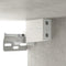vidaXL Wall-mounted Bedside Cabinet Concrete Grey 35x35x20 cm