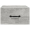 vidaXL Wall-mounted Bedside Cabinets 2 pcs Concrete Grey 35x35x20 cm