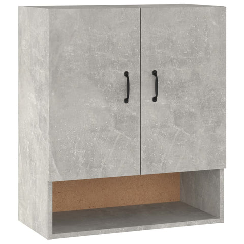 vidaXL Wall Cabinet Concrete Grey 60x31x70 cm Engineered Wood