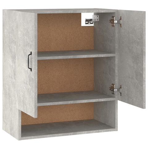 vidaXL Wall Cabinet Concrete Grey 60x31x70 cm Engineered Wood