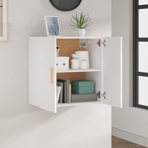 vidaXL Wall Cabinet White 60x30x60 cm Engineered Wood
