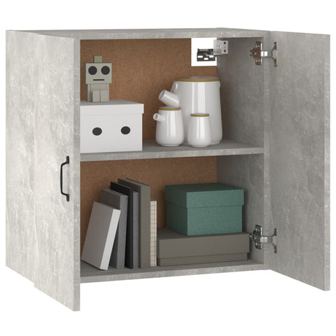 vidaXL Wall Cabinet Concrete Grey 60x31x60 cm Engineered Wood