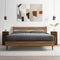 vidaXL Sideboards 2 pcs Smoked Oak 30x30x70 cm Engineered Wood