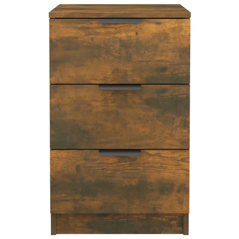 vidaXL Bedside Cabinet Smoked Oak 40x36x65 cm
