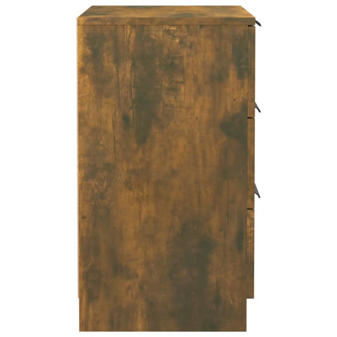 vidaXL Bedside Cabinet Smoked Oak 40x36x65 cm