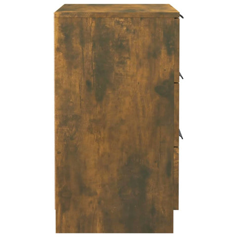 vidaXL Bedside Cabinets 2 pcs Smoked Oak 40x36x65 cm